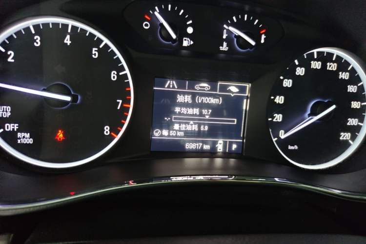 Used Buick Encore 2017 18T Automatic Two-Wheel Drive Urban Leading Model Instrument Cluster
