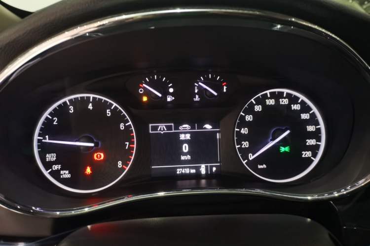 Used Buick Encore 2017 18T Automatic Two-Wheel Drive Urban Elite Model Instrument Cluster