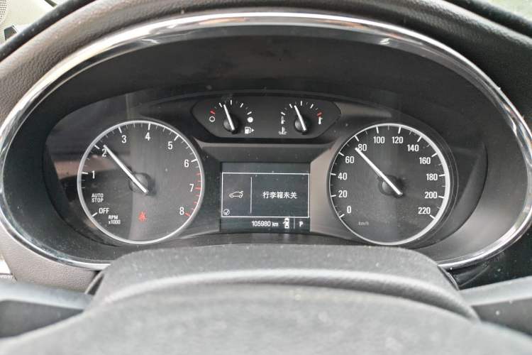 Used Buick Encore 2017 18T Automatic Two-Wheel Drive Urban Elite Model Instrument Cluster