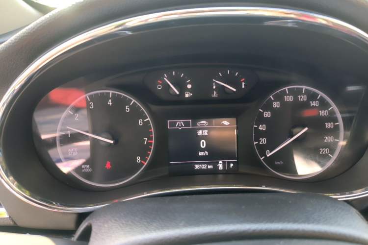 Used Buick Encore 2017 18T Automatic Two-Wheel Drive Urban Elite Model Instrument Cluster