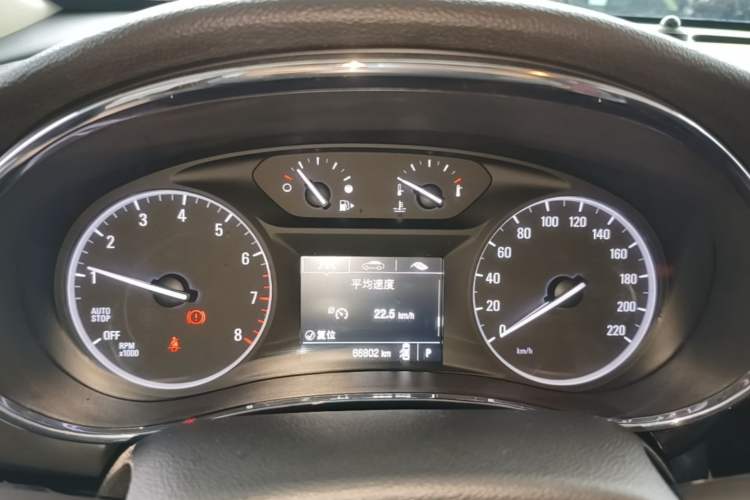 Used Buick Encore 2017 18T Automatic Two-Wheel Drive Urban Elite Model Instrument Cluster