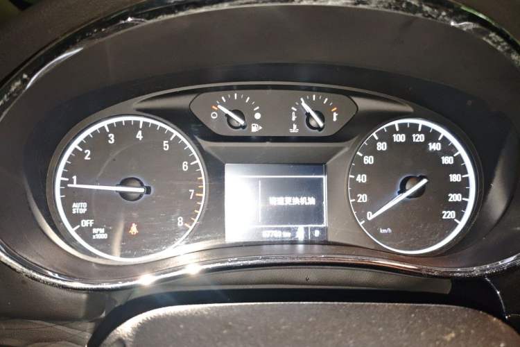 Used Buick Encore 2017 18T Automatic Two-Wheel Drive Urban Leading Model Instrument Cluster