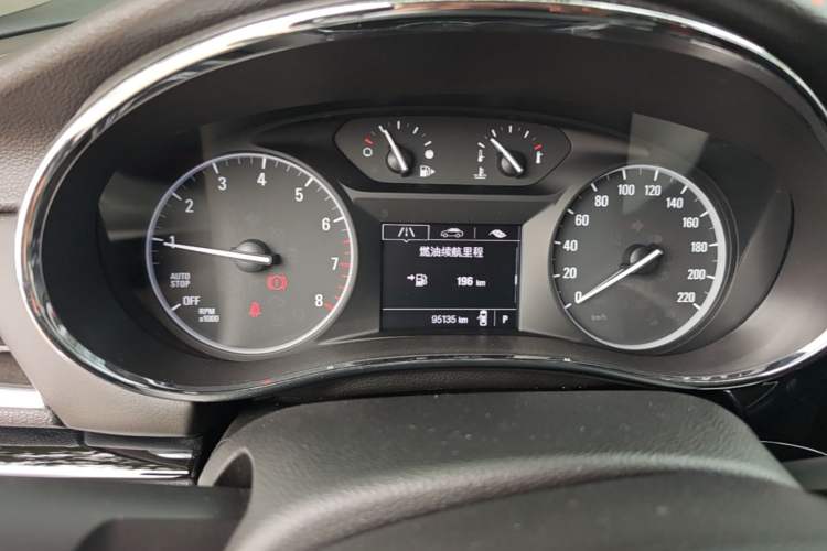 Used Buick Encore 2017 18T Automatic Two-Wheel Drive Urban Elite Model Instrument Cluster