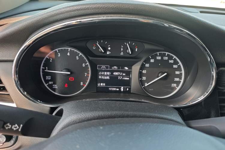 Used Buick Encore 2017 18T Automatic Two-Wheel Drive Urban Leading Model Instrument Cluster
