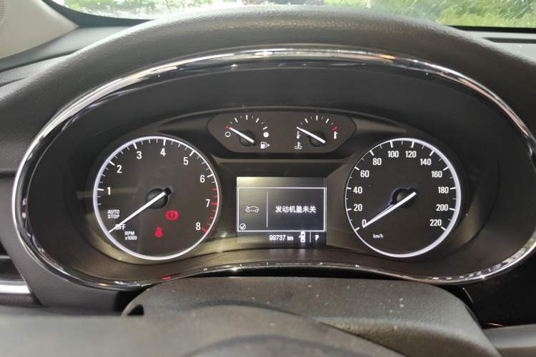 Used Buick Encore 2017 18T Automatic Two-Wheel Drive Urban Leading Model Instrument Cluster