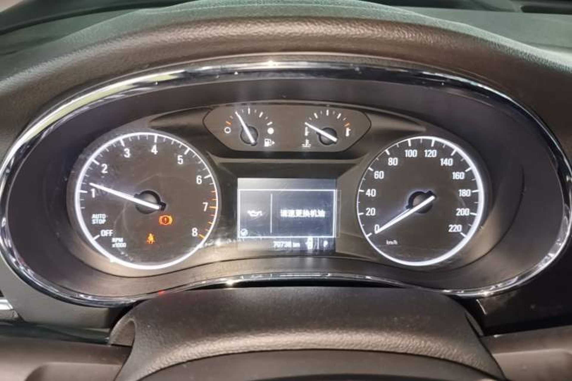 Used Buick Encore 2017 18T Automatic Two-Wheel Drive Urban Leading Model Instrument Cluster