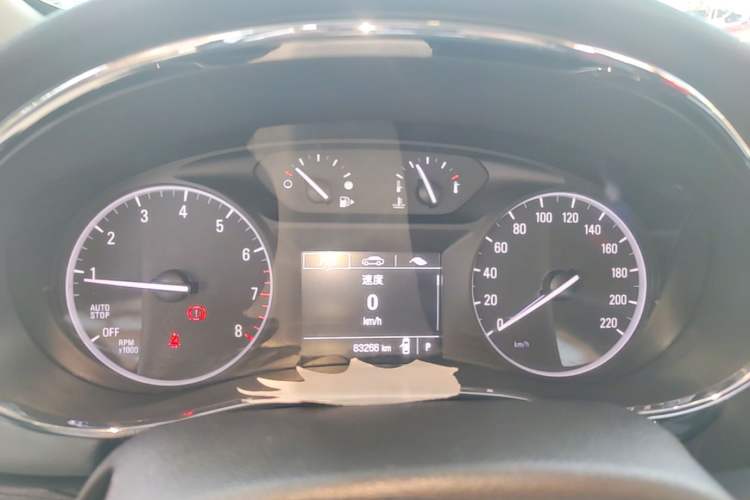 Used Buick Encore 2017 18T Automatic Two-Wheel Drive Urban Elite Model Instrument Cluster