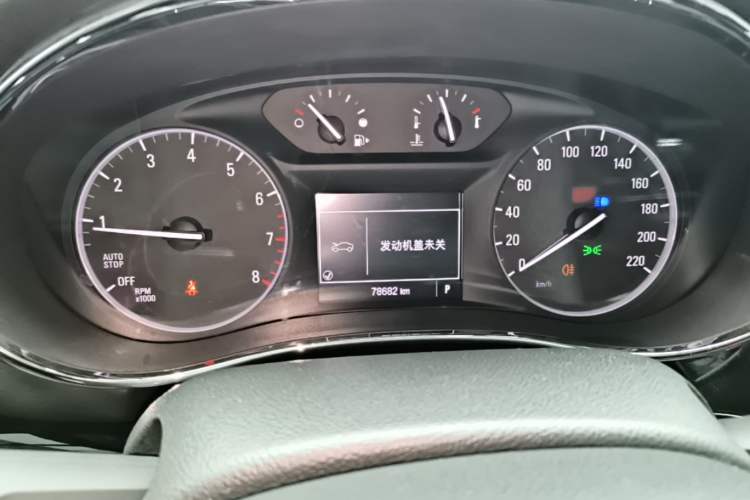 Used Buick Encore 2018 18T Automatic Two-Wheel Drive Urban Elite Model Instrument Cluster