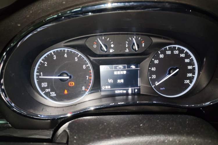 Used Buick Encore 2018 18T Automatic Two-Wheel Drive Urban Leading Model Instrument Cluster