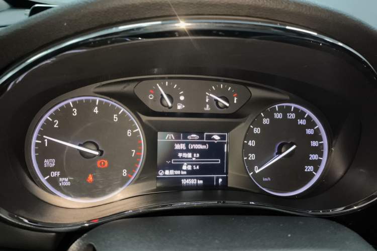 Used Buick Encore 2018 18T Automatic Two-Wheel Drive Urban Leading Model Instrument Cluster