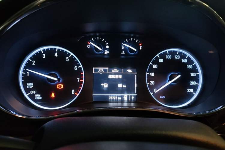 Used Buick Encore 2018 18T Automatic Two-Wheel Drive Urban Leading Model Instrument Cluster