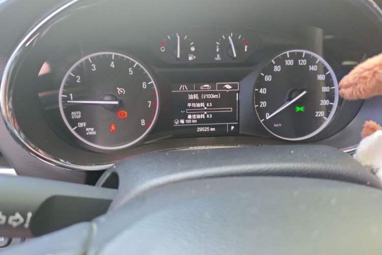 Used Buick Encore 2018 18T Automatic Two-Wheel Drive Urban Elite Model Odometer Close Up