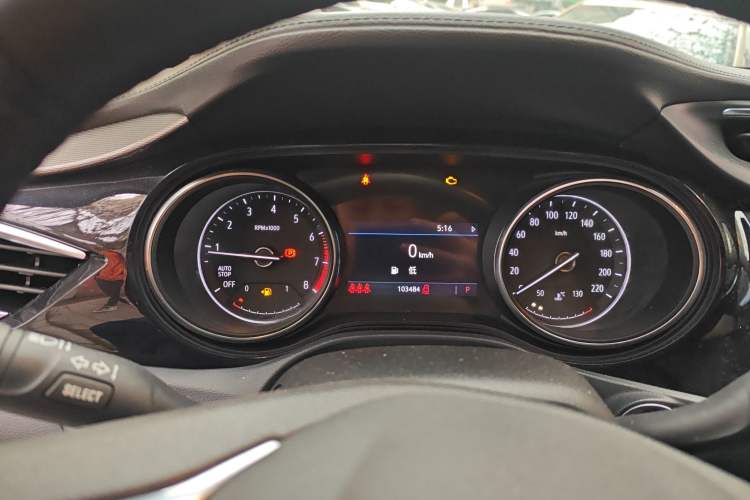 Used Buick Encore GX 2020 20T CVT Two-Wheel Drive Luxury Version Instrument Cluster