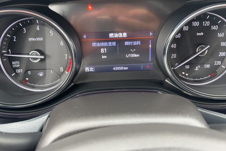 Used Buick Encore GX 2020 20T CVT Two-Wheel Drive Luxury Version Odometer Close Up