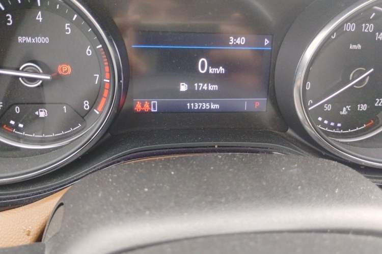 Used Buick Encore GX 2020 20T CVT Two-Wheel Drive Luxury Version Odometer Close Up