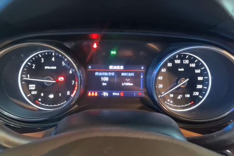 Used Buick Encore GX 2020 20T CVT Two-Wheel Drive Luxury Version Instrument Cluster