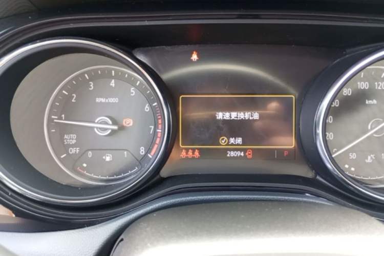 Used Buick Encore GX 2020 20T CVT Two-Wheel Drive Luxury Version Instrument Cluster