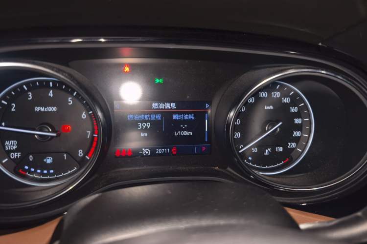 Used Buick Encore GX 2020 20T CVT Two-Wheel Drive Luxury Version Odometer Close Up