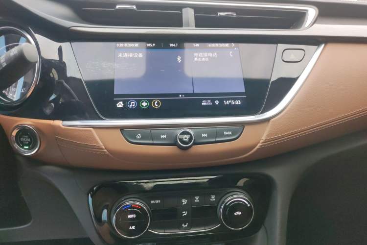 Used Buick Encore GX 2022 332T CVT Two-Wheel Drive Luxury Version Audio And AC Panel