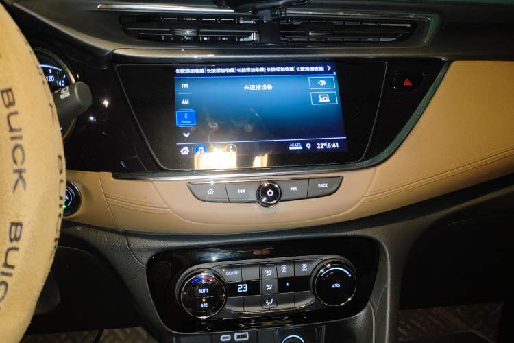 Used Buick Encore GX 2022 332T CVT Two-Wheel Drive Luxury Version Audio And AC Panel