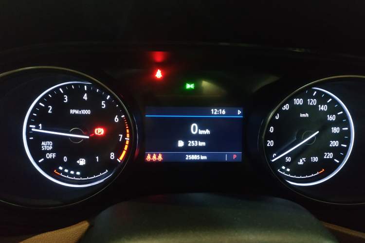 Used Buick Encore GX 2022 332T CVT Two-Wheel Drive Luxury Version Instrument Cluster