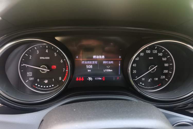 Used Buick Encore GX 2022 332T CVT Two-Wheel Drive Luxury Version Instrument Cluster
