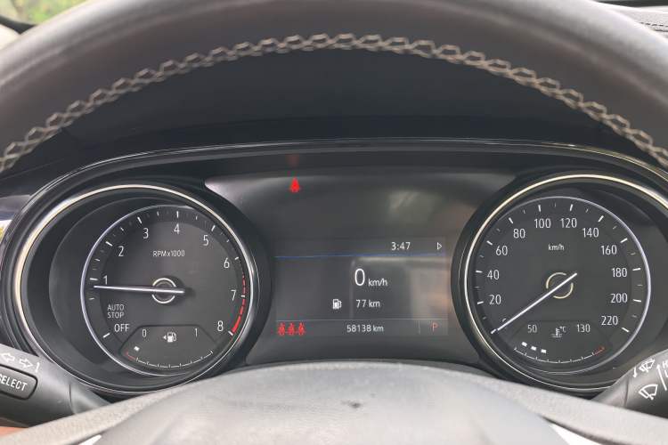 Used Buick Encore GX 2022 332T CVT Two-Wheel Drive Luxury Version Odometer Close Up