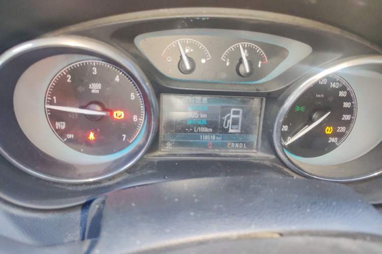 Used Buick Envision 2014 28T Four-Wheel Drive Elite Model Instrument Cluster