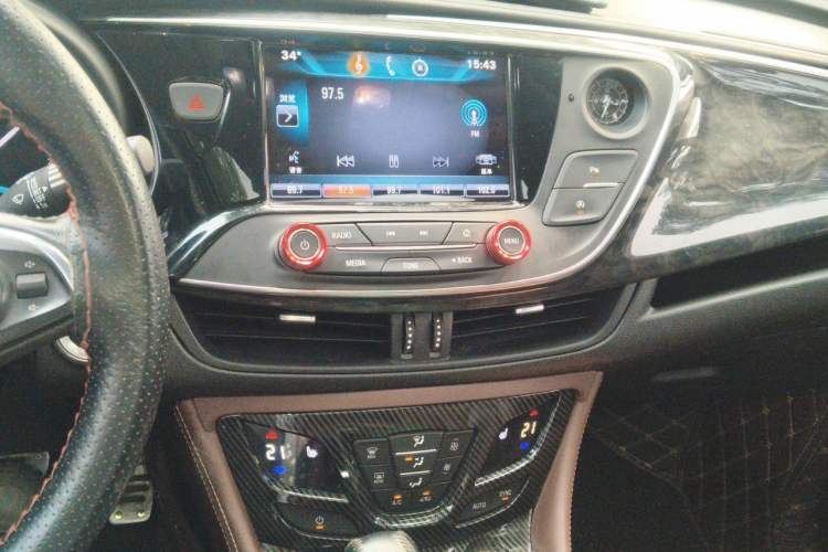 Used Buick Envision 2014 28T Four-Wheel Drive Elite Model Audio And AC Panel