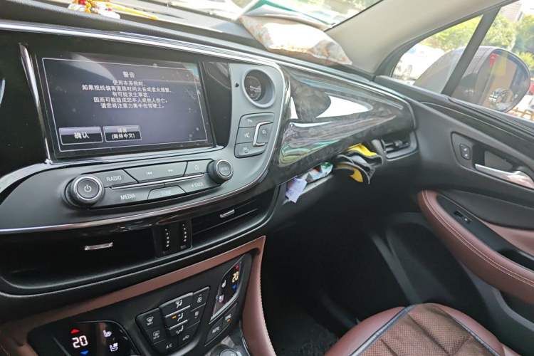 Used Buick Envision 2014 28T Four-Wheel Drive Luxury Model Audio And AC Panel