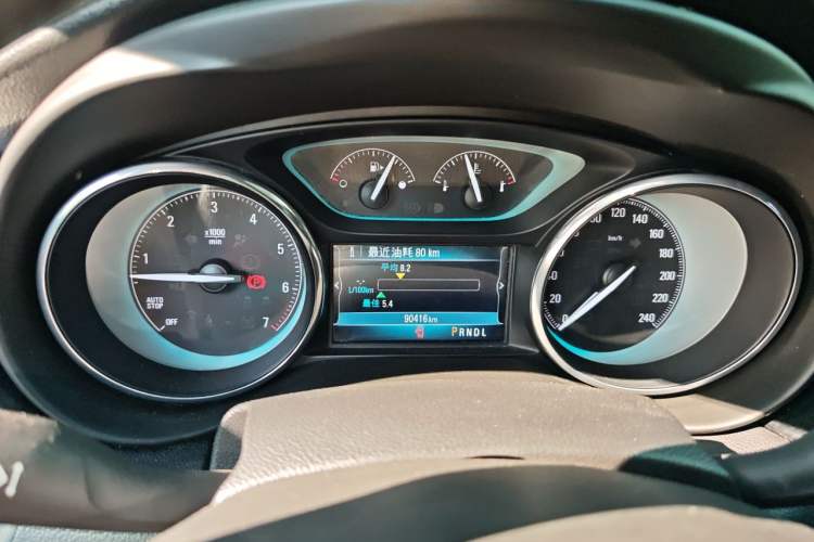 Used Buick Envision 2016 20T Two-Wheel-Drive Elite Model Instrument Cluster
