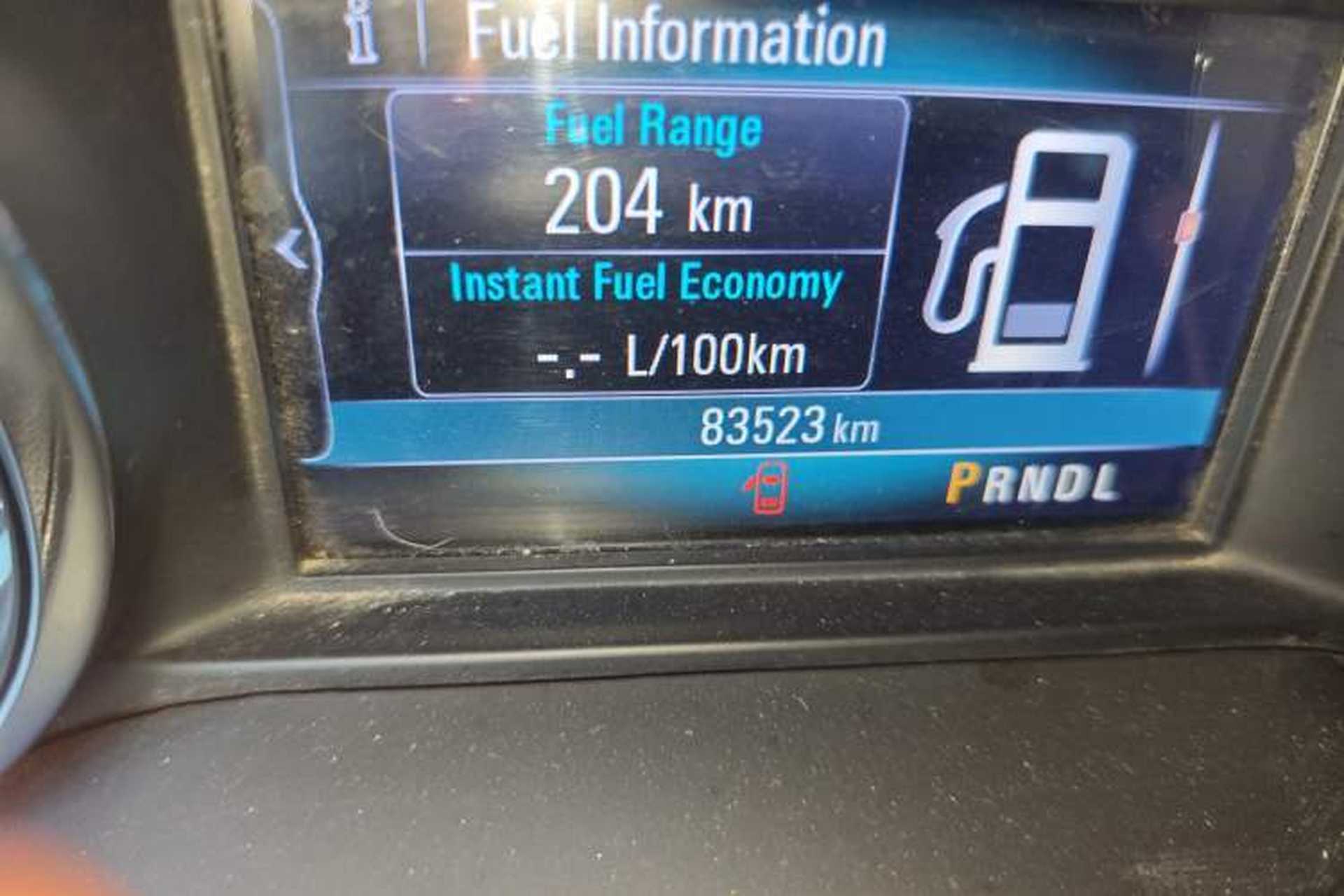 Used Buick Envision 2016 20T Two-Wheel Drive Leading Version Odometer Close Up