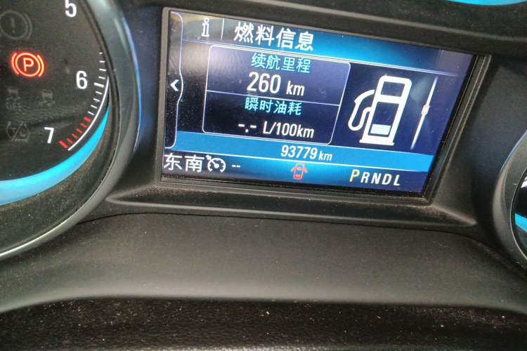Used Buick Envision 2016 28T Four-Wheel Drive Elite Version Odometer Close Up