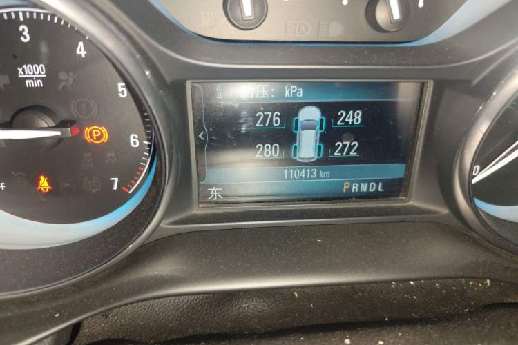 Used Buick Envision 2016 28T Four-Wheel Drive Elite Version Odometer Close Up