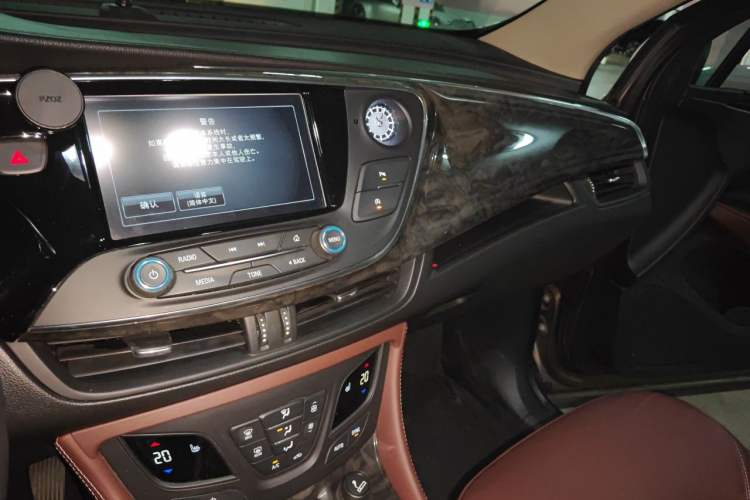 Used Buick Envision 2016 20T Two-Wheel-Drive Elite Model Audio And AC Panel