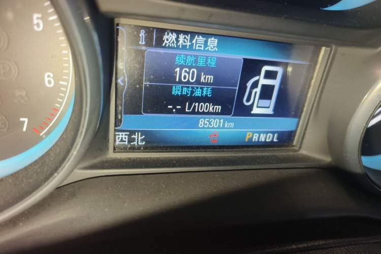 Used Buick Envision 2016 28T Four-Wheel Drive Elite Version Odometer Close Up