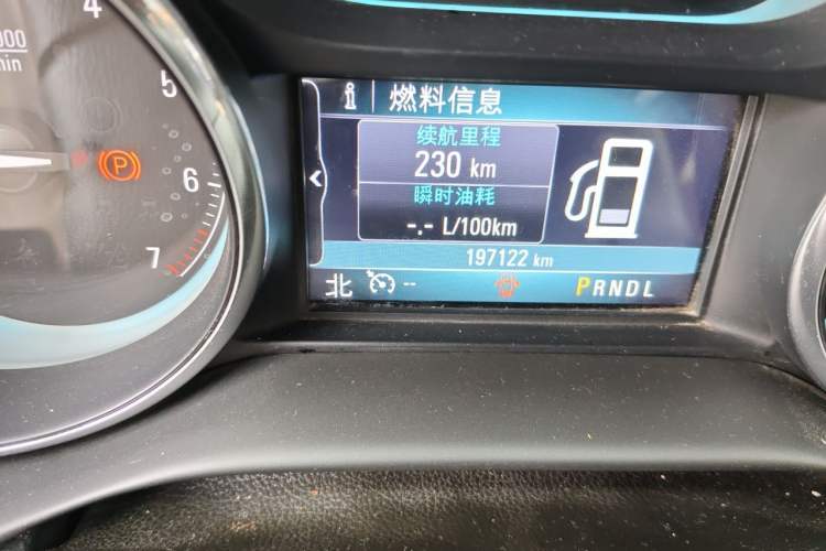 Used Buick Envision 2016 28T Four-Wheel Drive Elite Version Odometer Close Up
