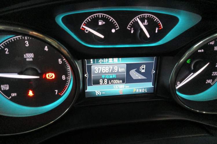 Used Buick Envision 2016 20T Two-Wheel-Drive Elite Model Instrument Cluster