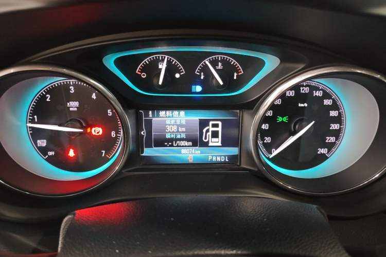 Used Buick Envision 2016 20T Two-Wheel-Drive Elite Model Instrument Cluster