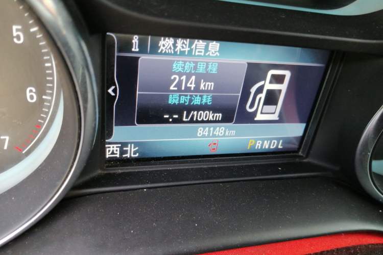Used Buick Envision 2016 28T Four-Wheel Drive Elite Version Odometer Close Up