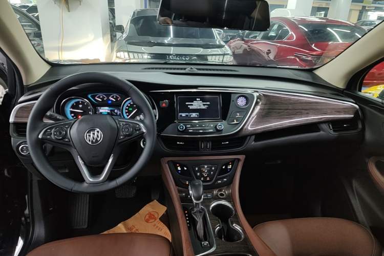 Used Buick Envision 2017 28T Four-Wheel Drive Elite Model Audio And AC Panel