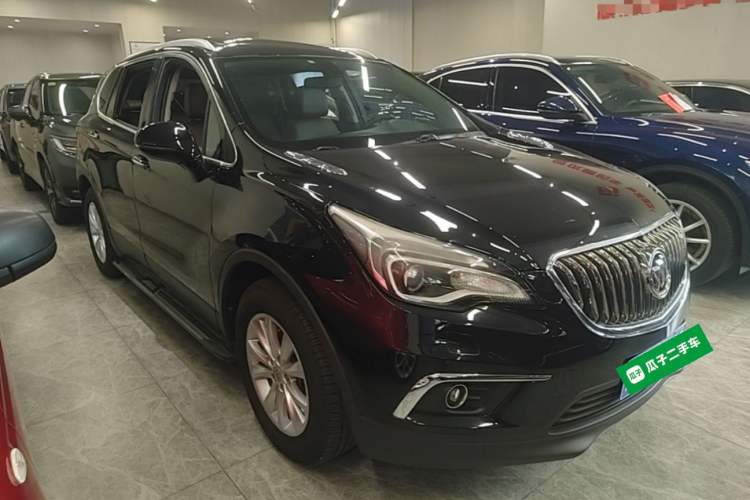 Used Buick Envision 2017 28T Four-Wheel Drive Elite Model Front Right 45 Deg