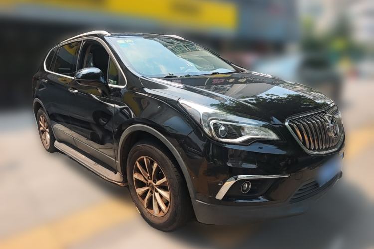 Used Buick Envision 2017 28T Four-Wheel Drive Elite Model Front Right 45 Deg