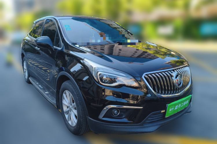 Used Buick Envision 2017 28T Four-Wheel Drive Elite Model Front Right 45 Deg