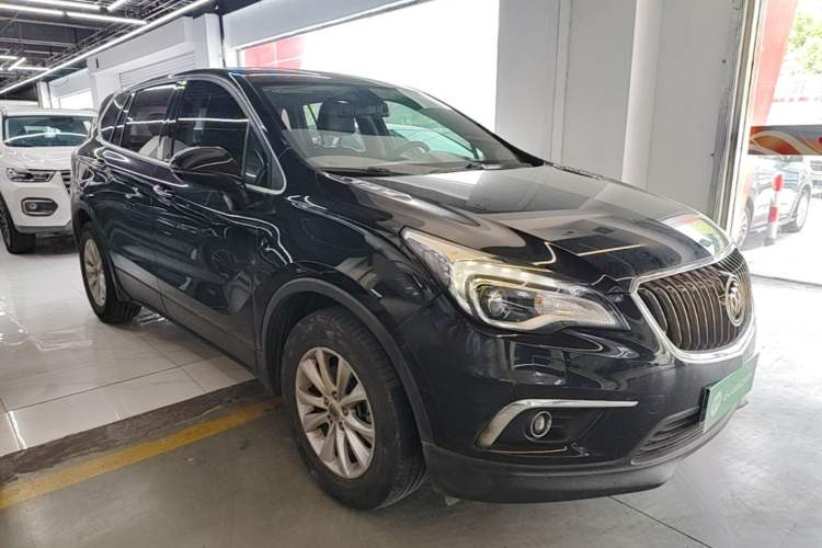 Used Buick Envision 2017 28T Four-Wheel Drive Elite Model Front Right 45 Deg