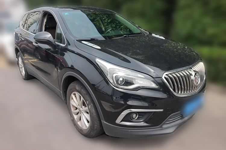 Used Buick Envision 2017 28T Four-Wheel Drive Elite Model Front Right 45 Deg
