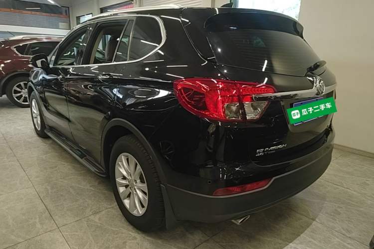 Used Buick Envision 2017 28T Four-Wheel Drive Elite Model Rear Left 45 Deg
