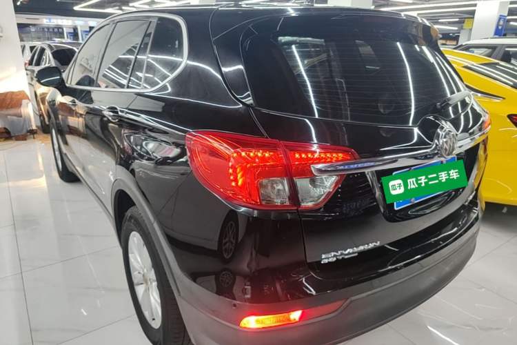 Used Buick Envision 2017 28T Four-Wheel Drive Elite Model Rear Left 45 Deg