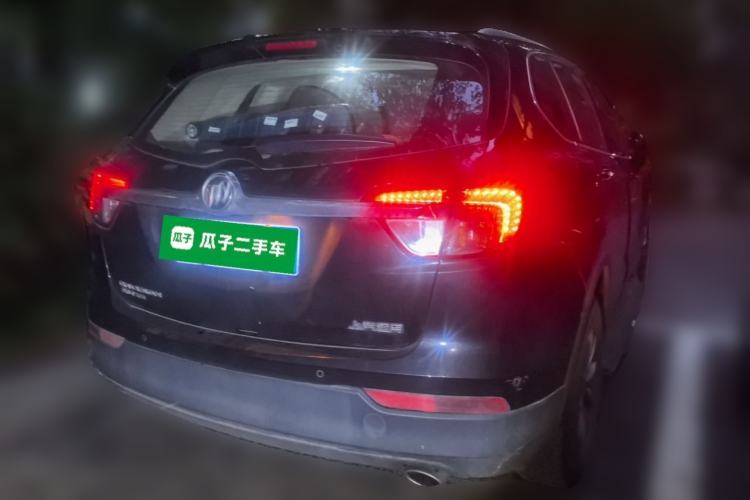 Used Buick Envision 2017 28T Four-Wheel Drive Elite Model Rear Right 45 Deg