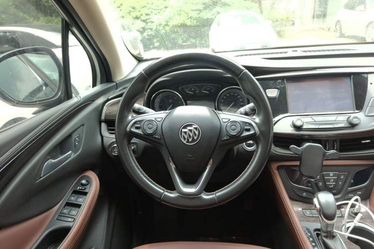 Used Buick Envision 2017 28T Four-Wheel Drive Elite Model Steering Wheel